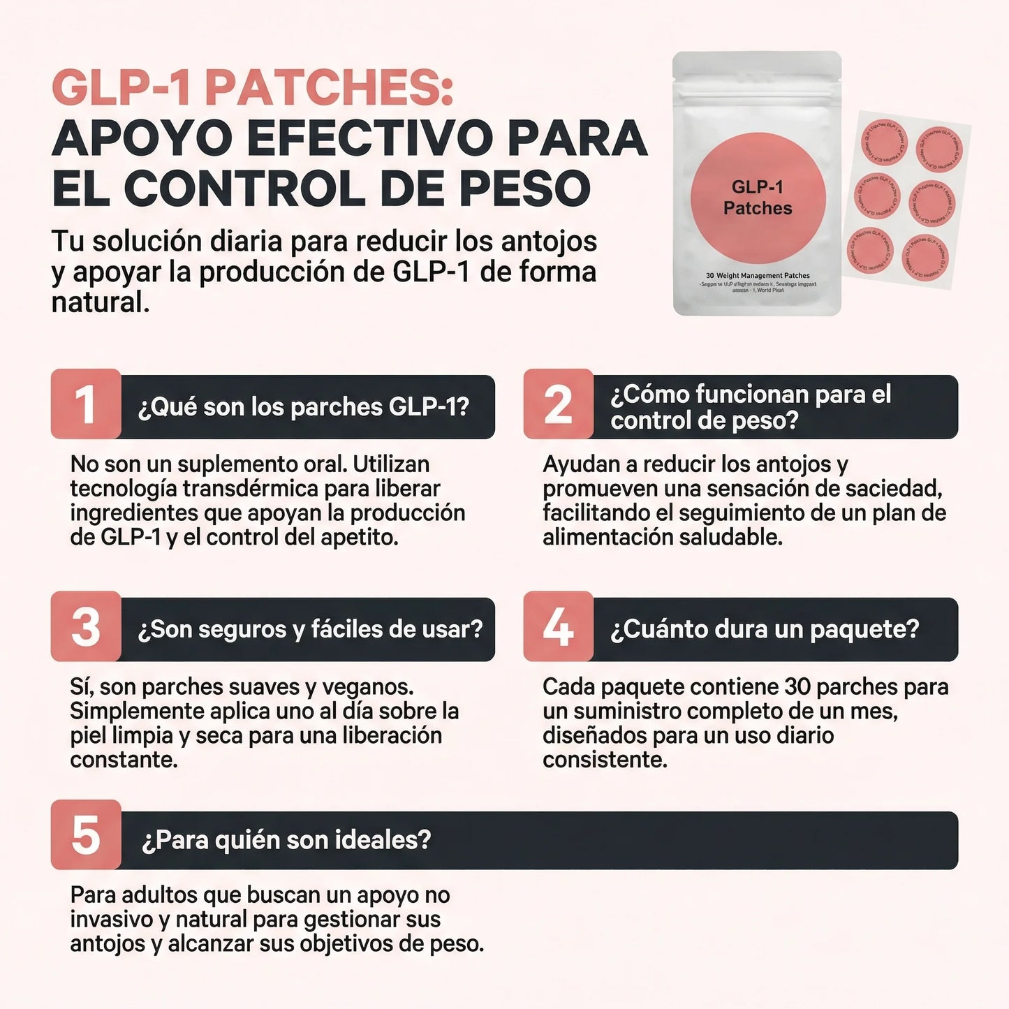 Parche GLP-1 Apoyo Metabolismo