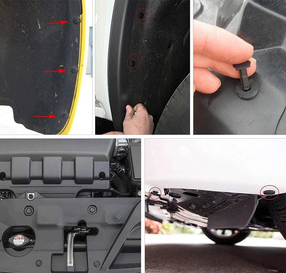 RIVETBUCKLE™ REMANCHES PLASTICOS PARA CARRO X 100