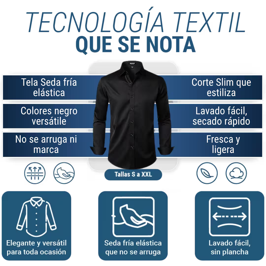 ElaShirt™ Camisa Elástica Manga Larga