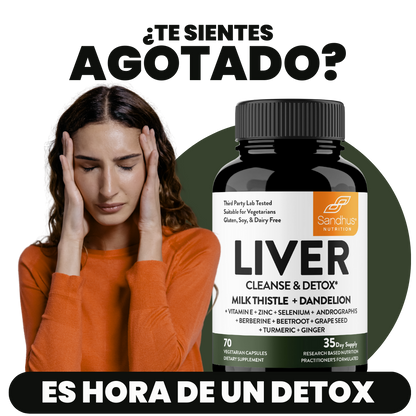 Liver™ Detox y Suplemento Hepático en Capsulas