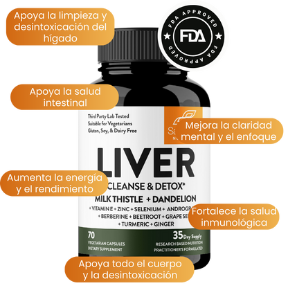 Liver™ Detox y Suplemento Hepático en Capsulas