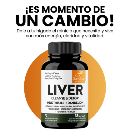 Liver™ Detox y Suplemento Hepático en Capsulas