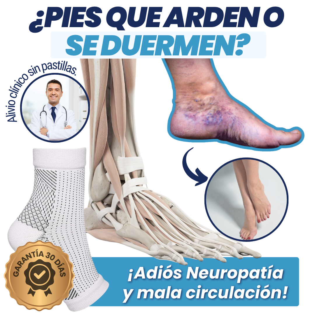 MedSocks® Medias de Compresión – Alivio para Pies Inflamados