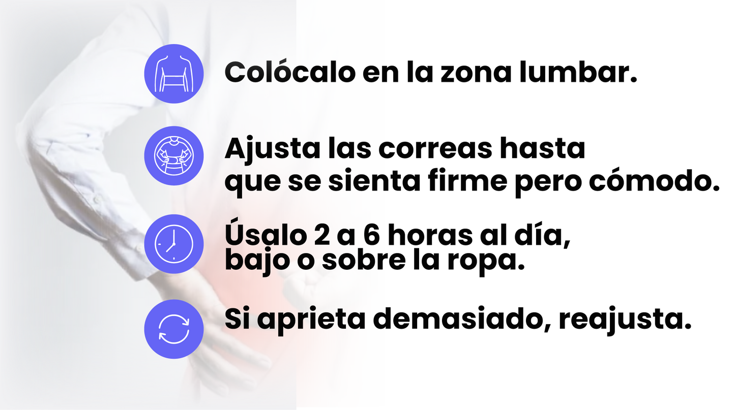 Cinturón de Alivio Lumbar