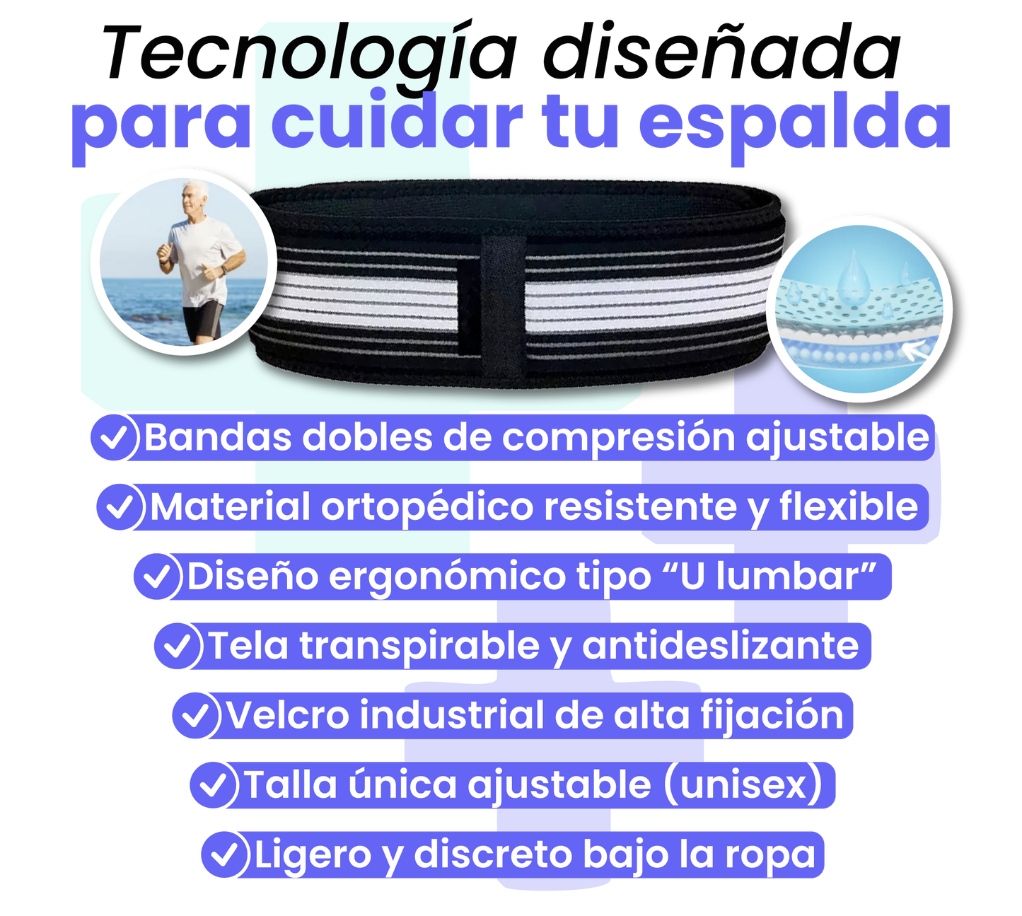 Cinturón de Alivio Lumbar