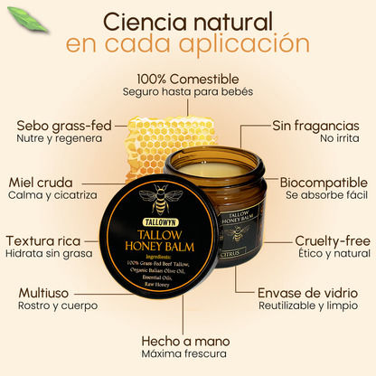 Tallow Honey Balm™ Balsamo Reparación Dérmica