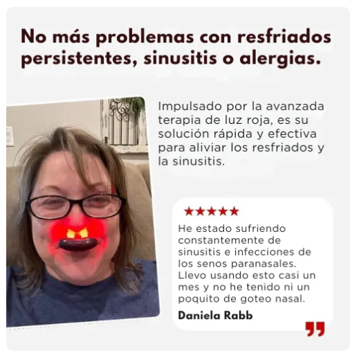 NoMore® Dispositivo Nasal Sinnusitis