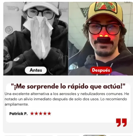 NoMore® Dispositivo Nasal Sinnusitis