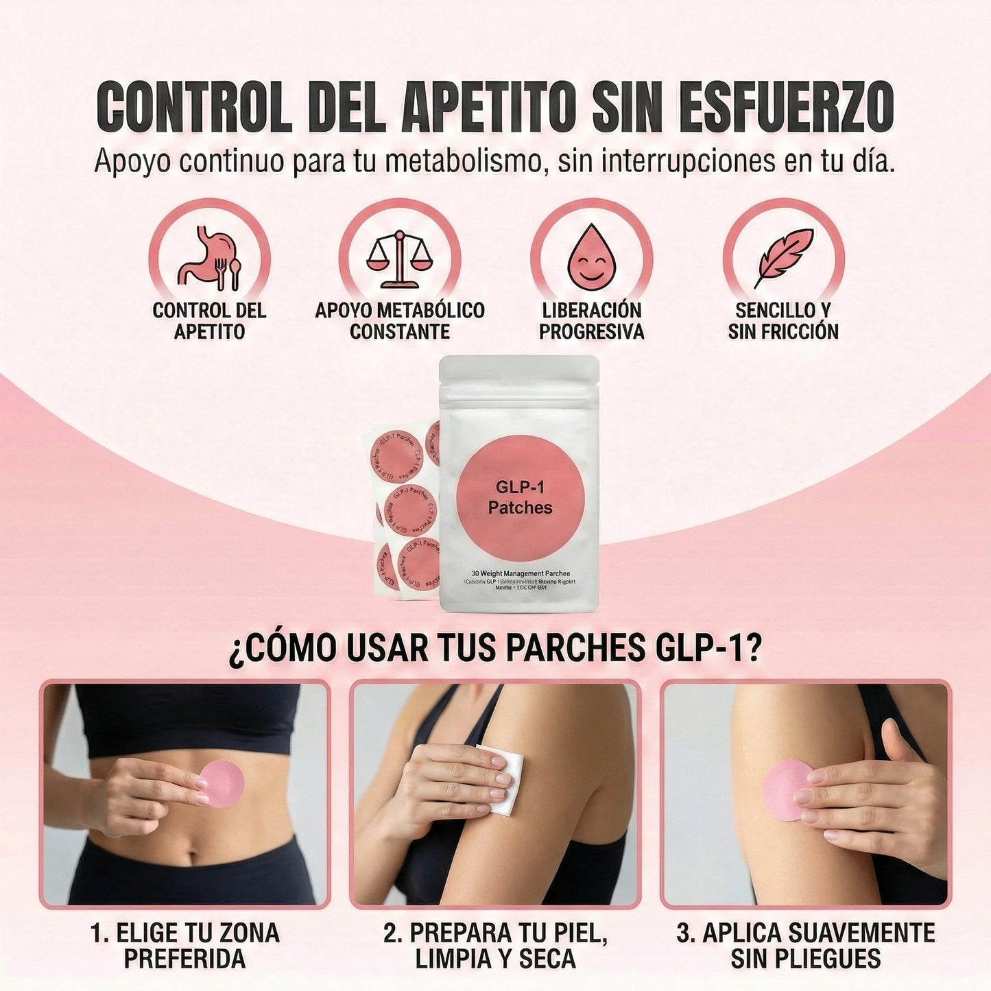 Parche GLP-1 Apoyo Metabolismo