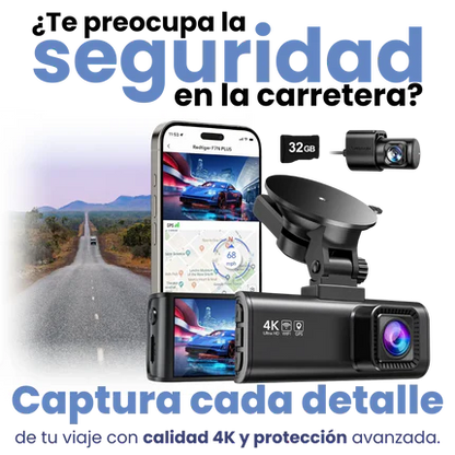 RedTiger® Cámara Frontal y Trasera para Carro