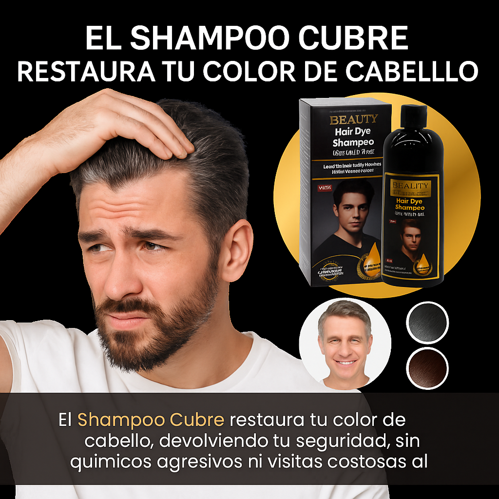 Shampoo Cubre Canas BlackHair®