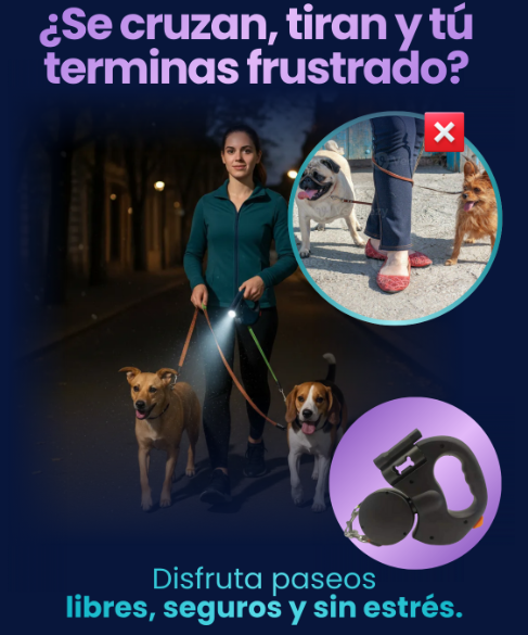 Correa Doble 360 Mascotas