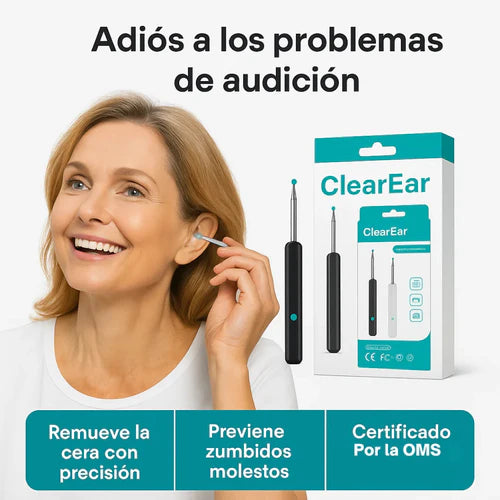 EarClear® Limpiador de Oido con Cámara