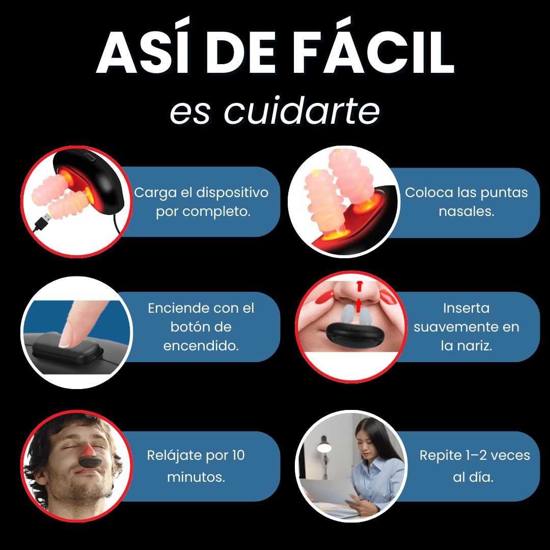 NoMore® Dispositivo Nasal Sinnusitis