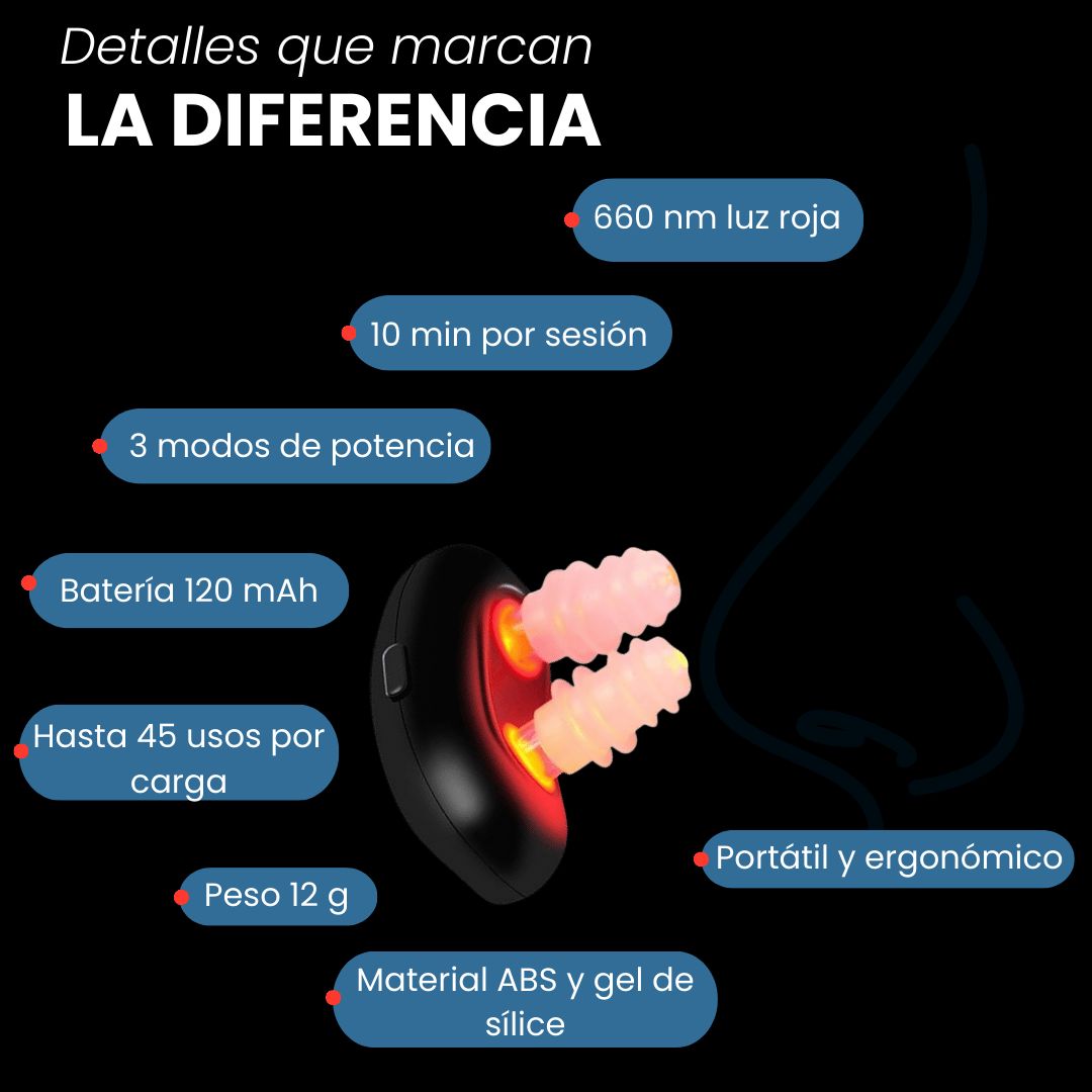 NoMore® Dispositivo Nasal Sinnusitis