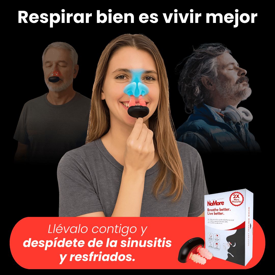 NoMore® Dispositivo Nasal Sinnusitis