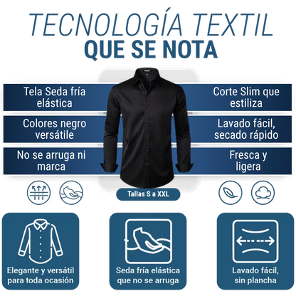 ElaShirt™ Camisa Elástica Manga Larga