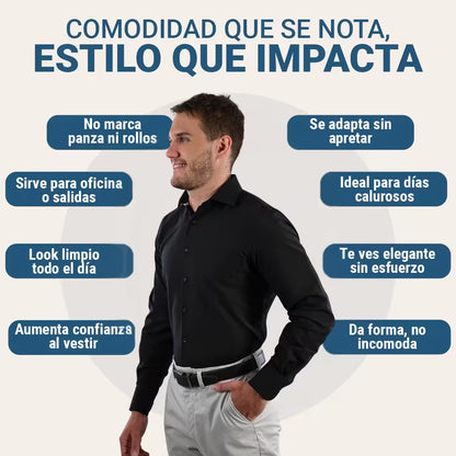 ElaShirt™ Camisa Elástica Manga Larga